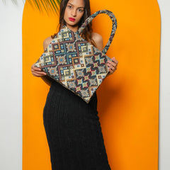 Royal Jacquard Tote