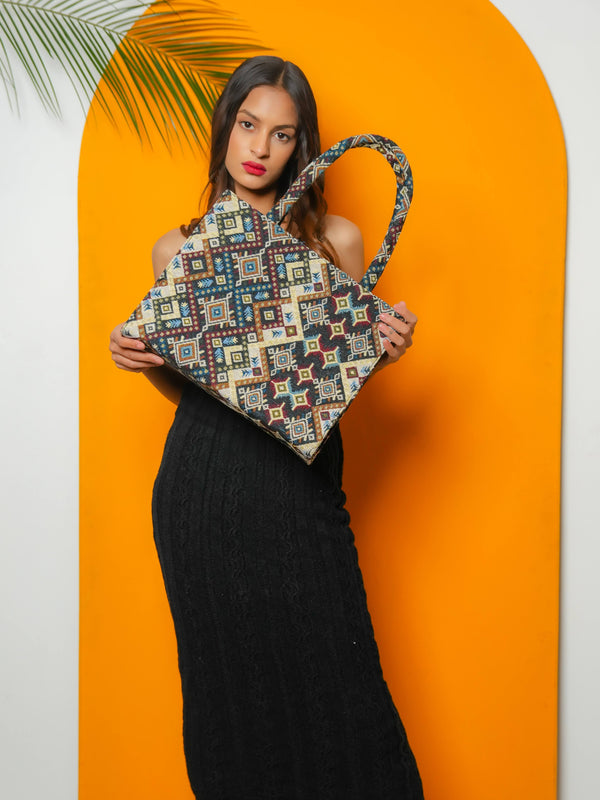 Royal Jacquard Tote